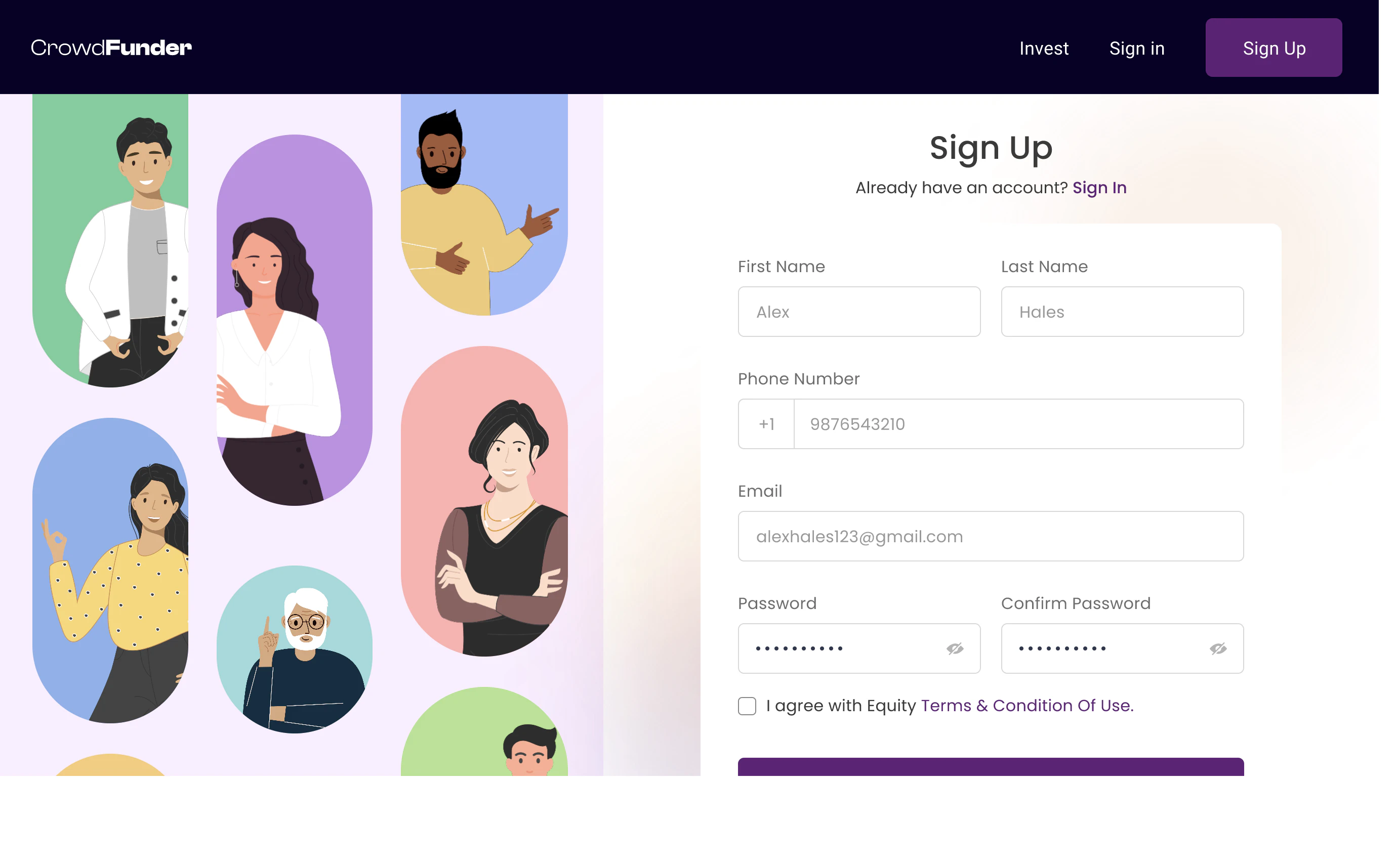 screenshot of Donation Crowdfunding Software
